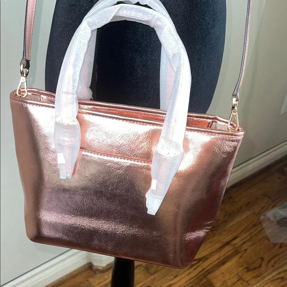 Michael Kors Metallic Pink Shoulder Bag - Picture 10 of 10